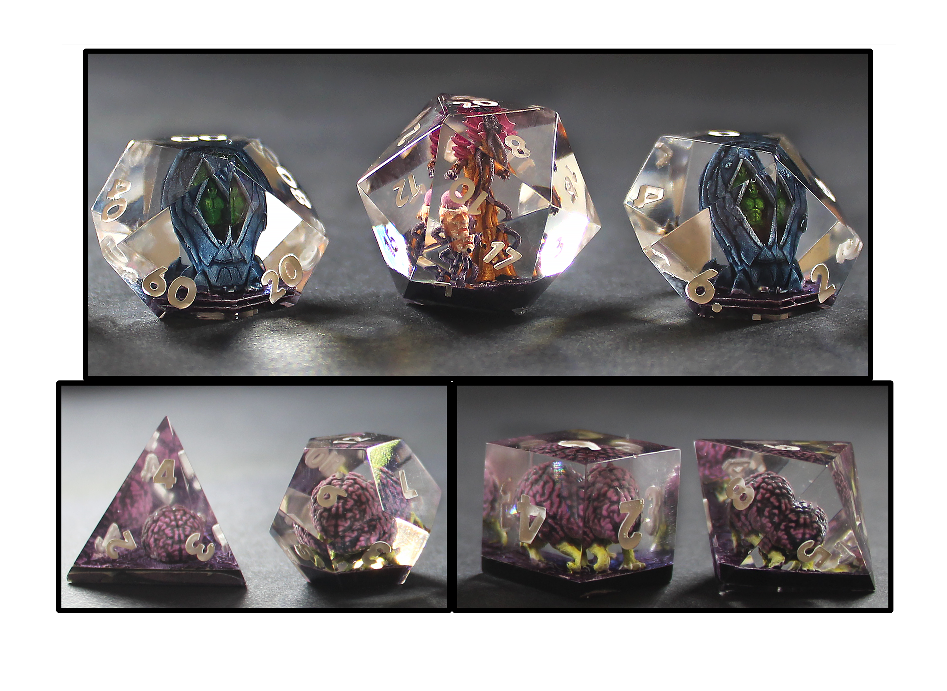 Mind Flayer Dice Set